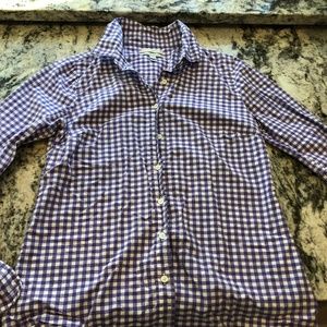 J. Crew Purple Gingham Shirt (Perfect for Spring!)